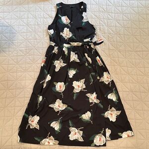 Banana Republic Kids Floral Dress - Black and White